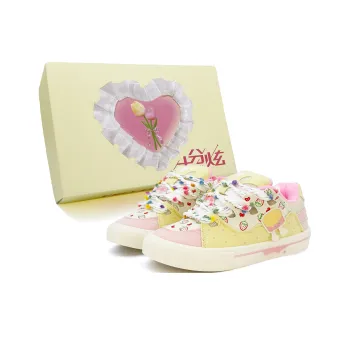 FULLXUAN Trendy Versatile Sweet Color Blocking Cute Fashion Low Top Skateboard Shoes Women's Box Included