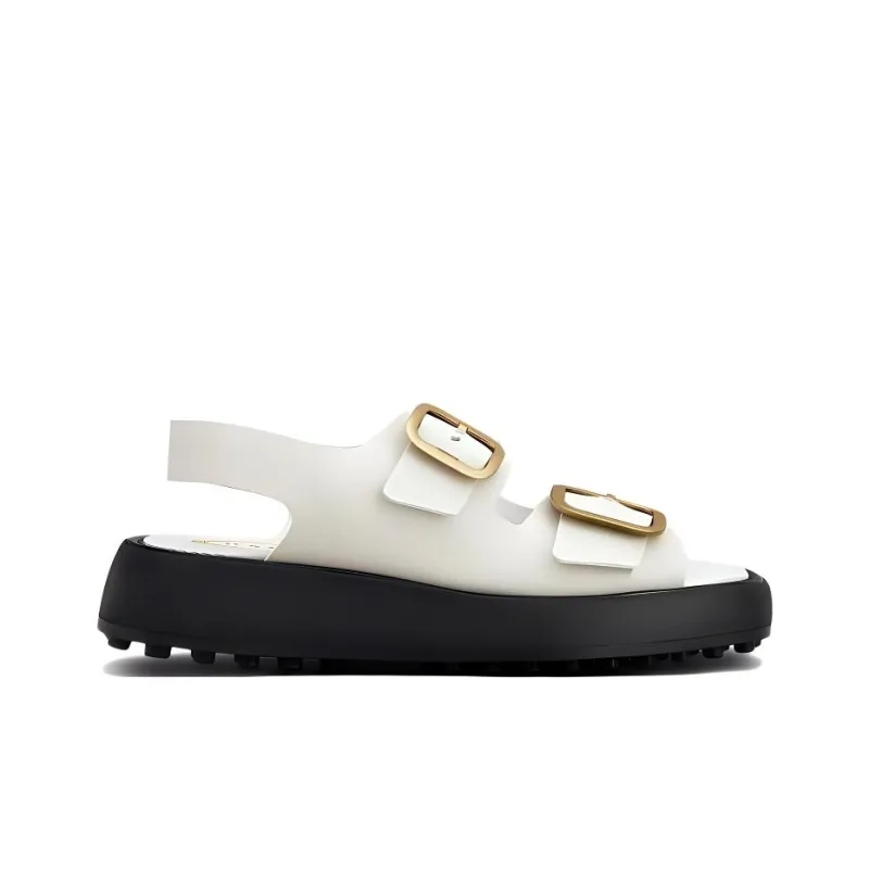 TOD'S Buckled Leather Sandals-3