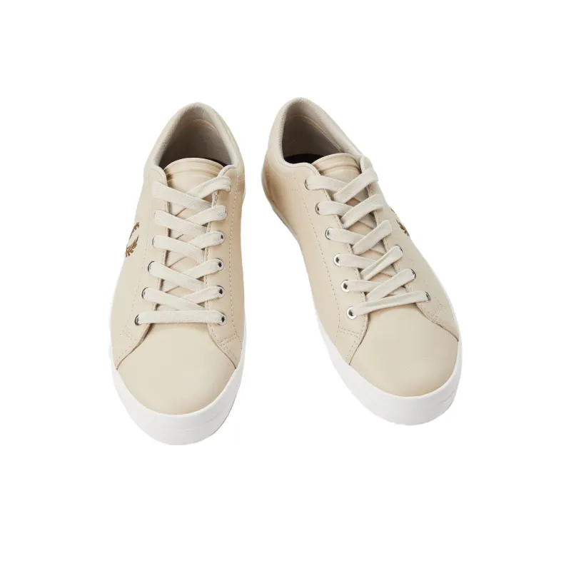 FRED PERRY Baseline Low Top Skateboard Shoes Unisex Oat-3