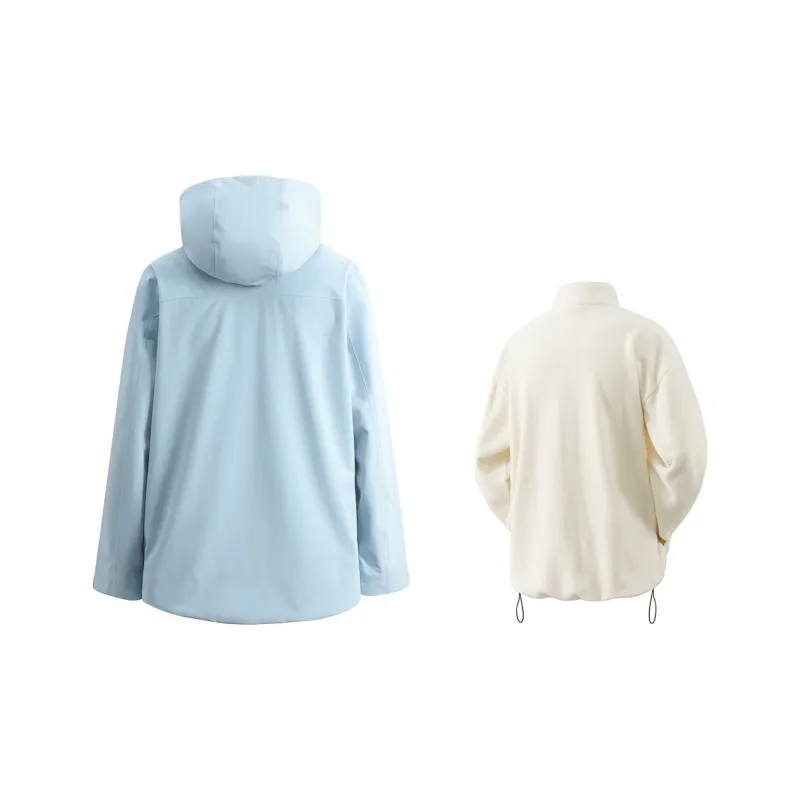 LIVINGTOWN Warm Breathable Water Resistant Windproof Windbreaker Jacket Unisex-21