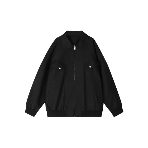 WILD LEADER Jackets Coats Unisex Rippling Night Black