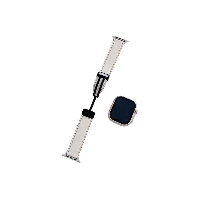 Mivana Watch Band Apple Compatibility Genuine Leather Material-4