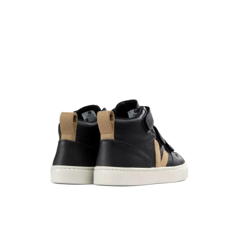 VEJA V-10 Mid-Top Kids' Skateboarding Shoes Black Kids'-3