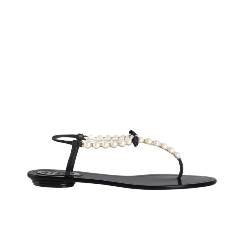 RENE CAOVILLA Eliza Sandal Women's Black-1