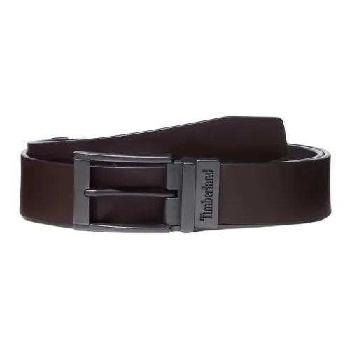 Timberland Buffalo Leather Belts Men's Brown  