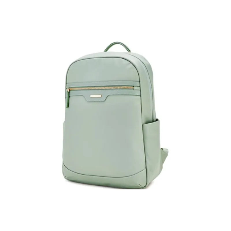 Hush Puppies Fabric Backpack Medium Size Women's Light Purple/Light Green/Black-5