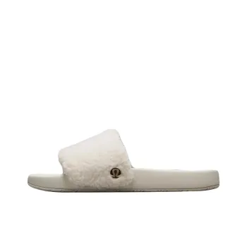 Lululemon Restfeel Slide Slip Resistant Slide Slippers Women's White