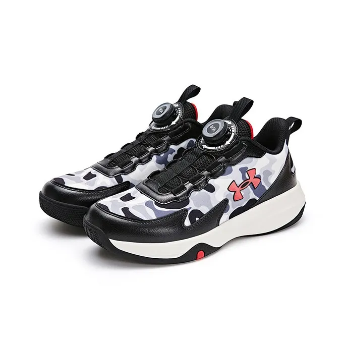 Under Armour Slip Resistant, Abrasion Resistant, Breathable Low Top Children's Basketball Shoes Unisex-2