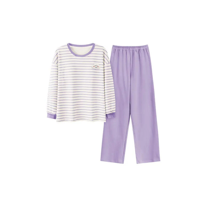 MADALLO Pajama Set Women's Light Lavender-0