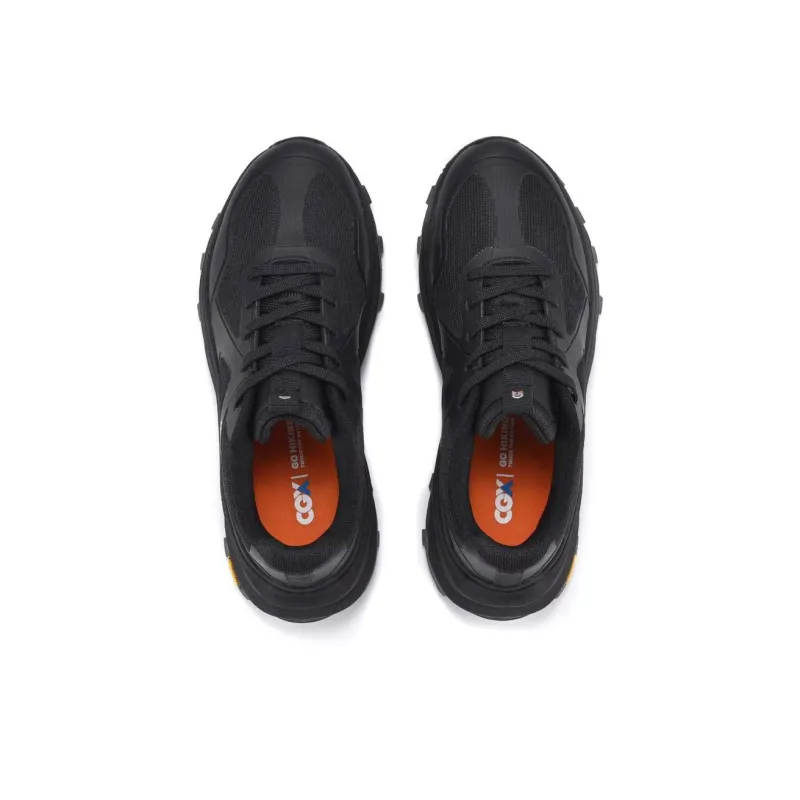 CGX G800 Shock Absorbers With Slip Resistant And Abrasion Resistant Properties Low Top Hiking Shoes Women's Black-3