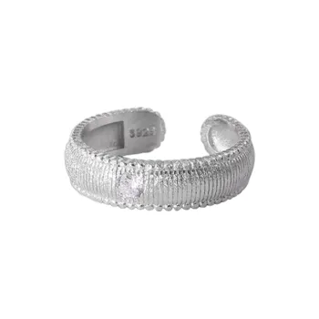 Roaelove S925 Silver Zircon Rings Women's