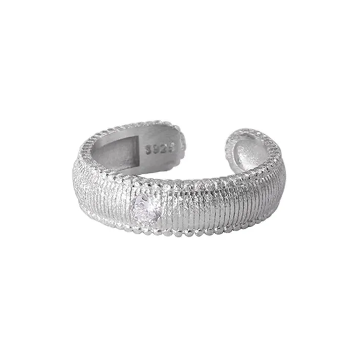 Roaelove S925 Silver Zircon Rings Women's-0