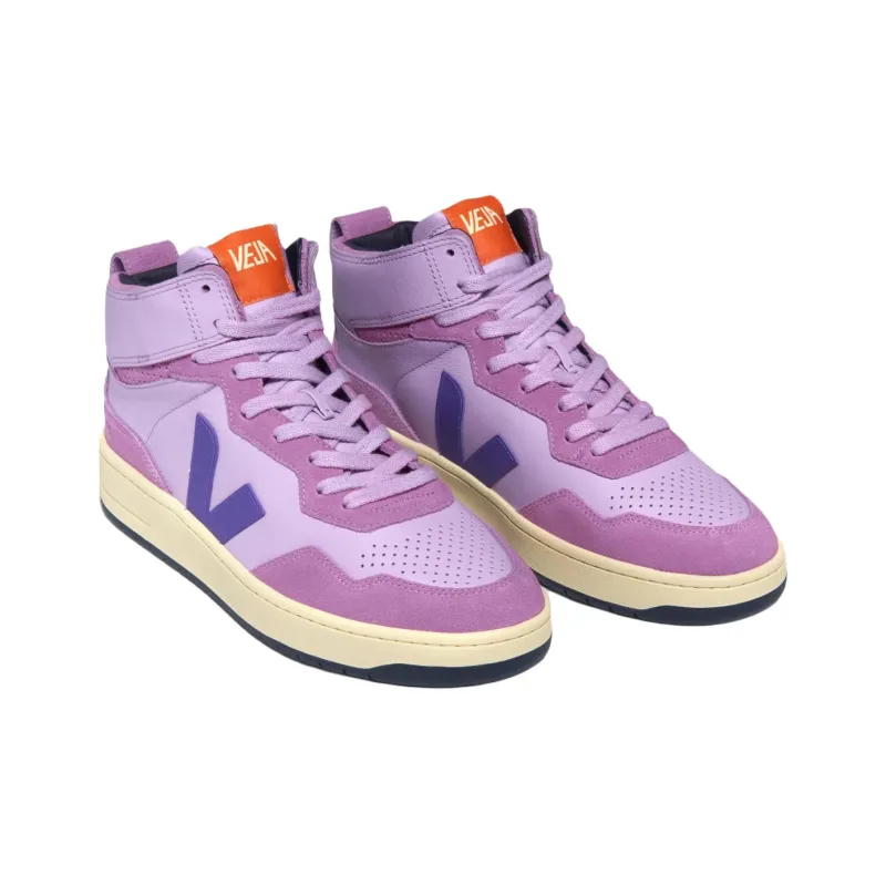 VEJA V-95 High-Top Skateboard Shoes Unisex Purple-3