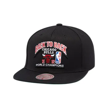 Mitchell & Ness Acrylic Baseball Caps Unisex Black