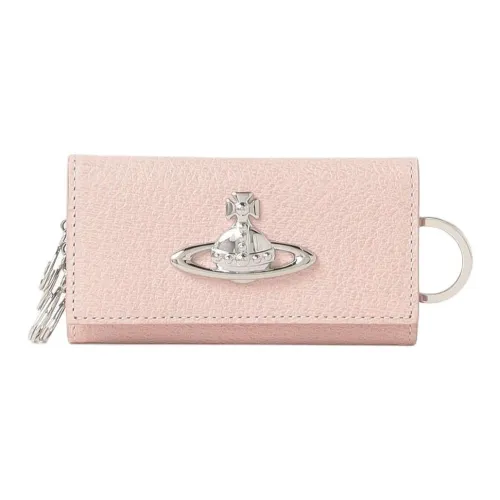 Vivienne Westwood Cow Leather Key Pouch Women's Pink