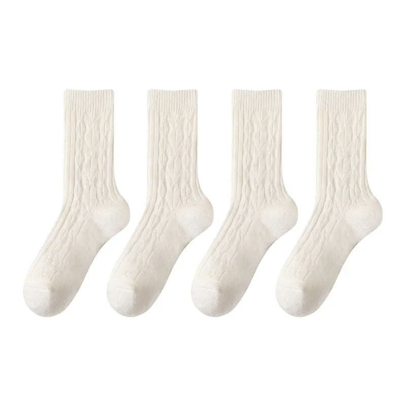 XXLLG Mid-Calf Socks Women's 4 Pack-9