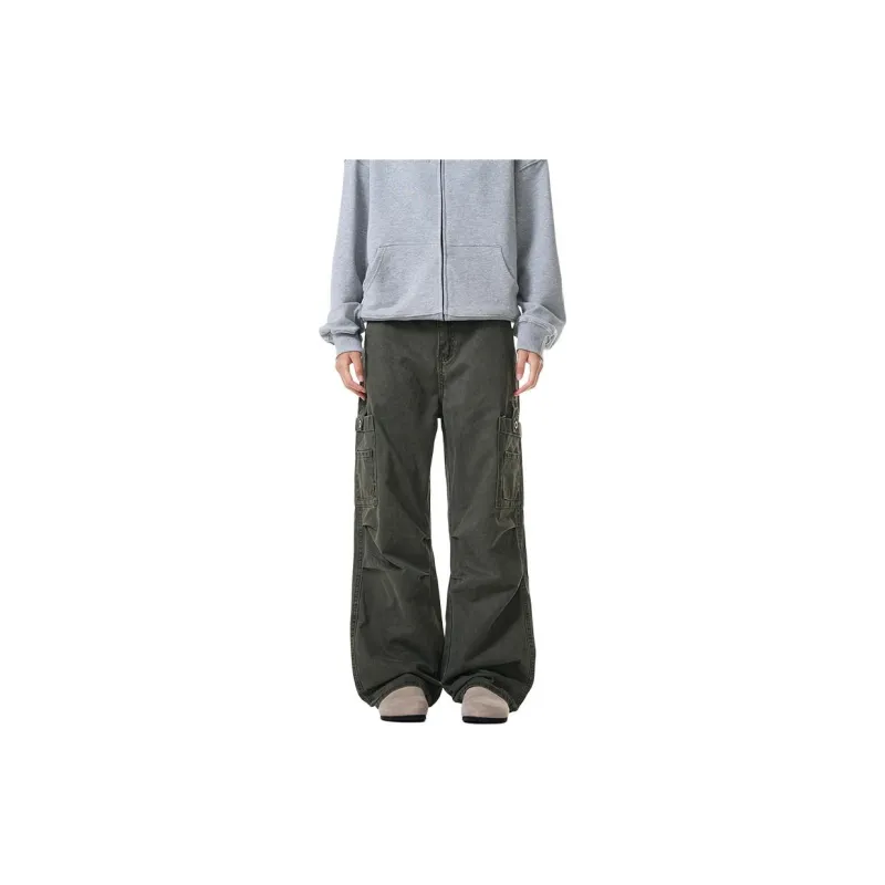 WELTER EXPERIMENT Jeans Unisex Army Green-0