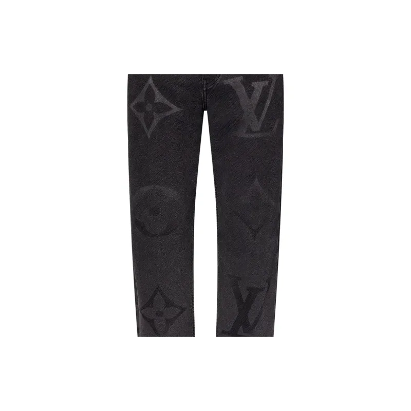 Monogram Jacquard Skate Denim Pants - Ready to Wear | LOUIS