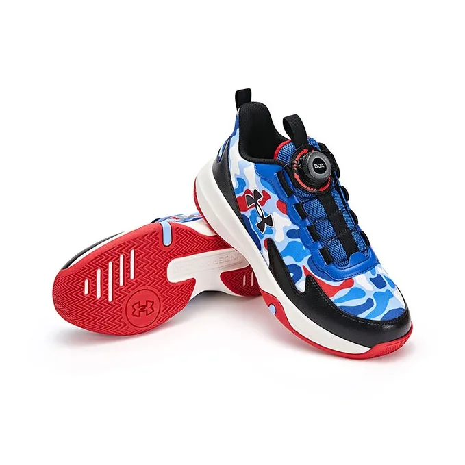 Under Armour Slip Resistant, Abrasion Resistant, Breathable Low Top Children's Basketball Shoes Unisex-11