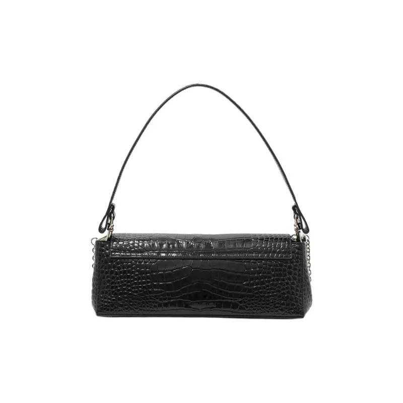 Vivienne Westwood HAZEL Cow Leather One Shoulder Handbag Tubas Women's Black-2