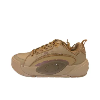 PEAK The State Is Extremely High Slip Resistant Cushioning Wear Resistant Low Top Skateboard Shoes Men's Red Brown