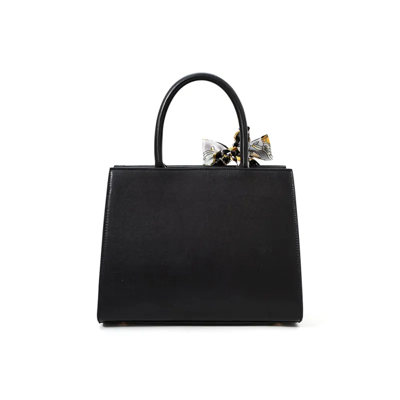 Vigno Synthetic Leather Handbag One Shoulder Crossbody Regular Women's Black-4