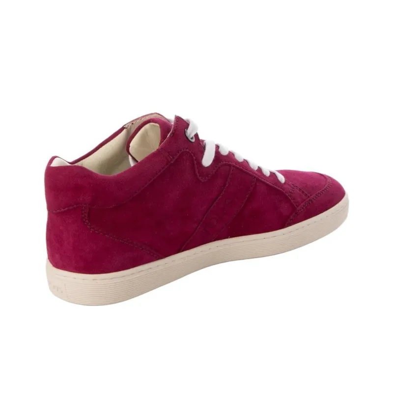 TOD'S Mid Top Skateboard Shoes Women's Red-3