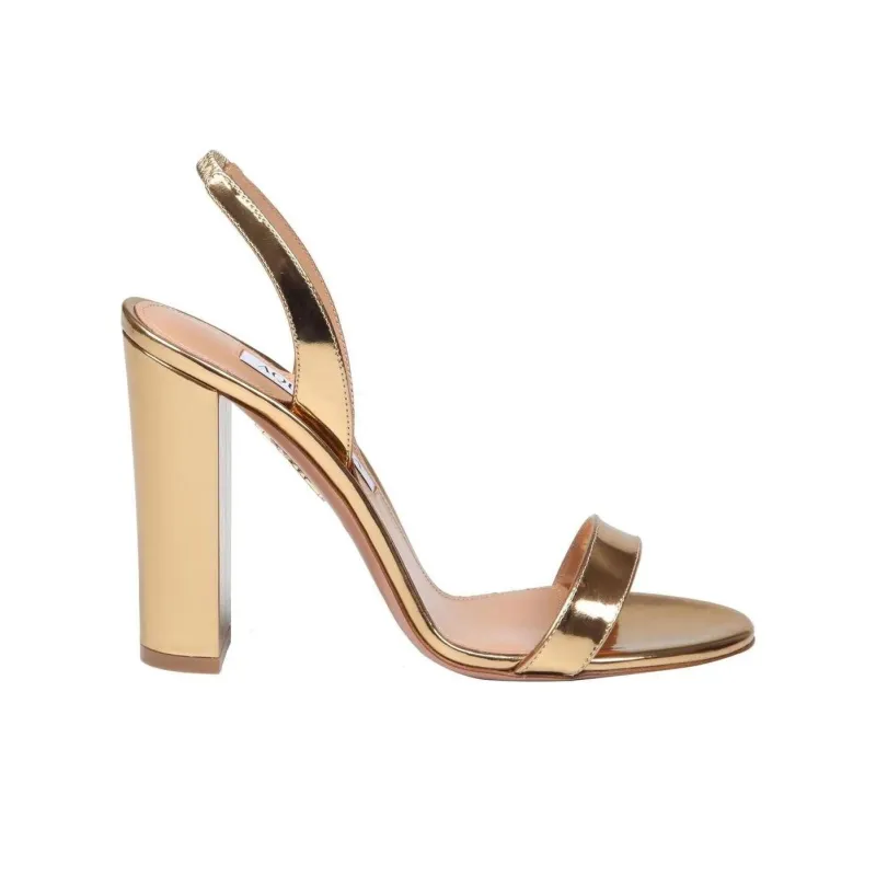 AQUAZZURA So Nude Block-heel Sandals-1