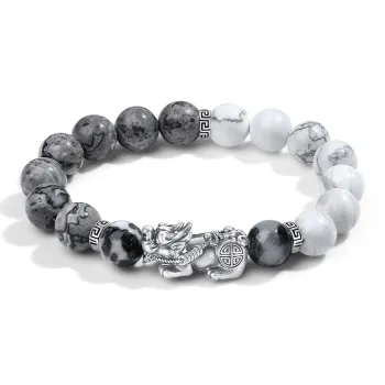 Gifts Map Stone Bracelets Unisex