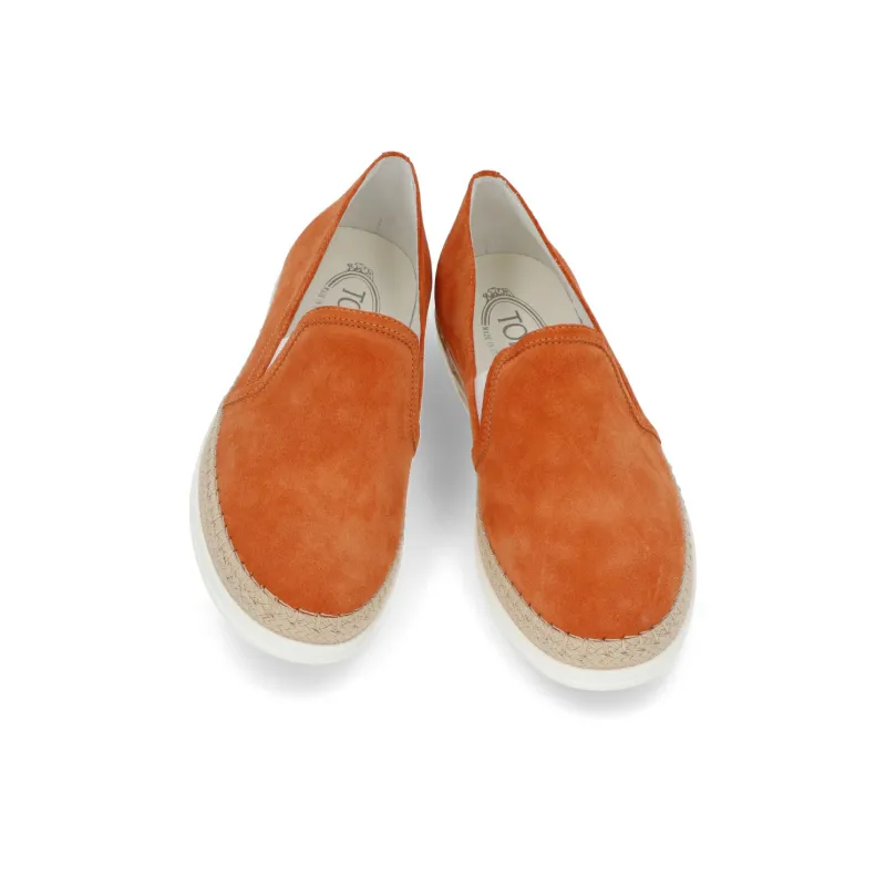 TOD'S Gommini Gommino Loafers Women's Orange-2