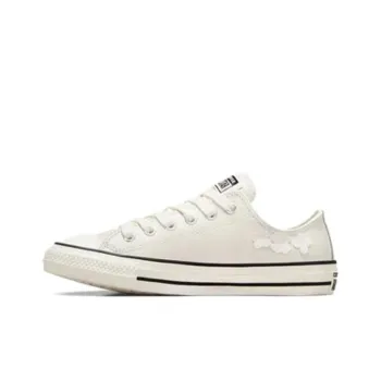 Converse Chuck Taylor All Star Anti Slip Wear Resistant Low Top Skateboard Shoes Unisex Ecru