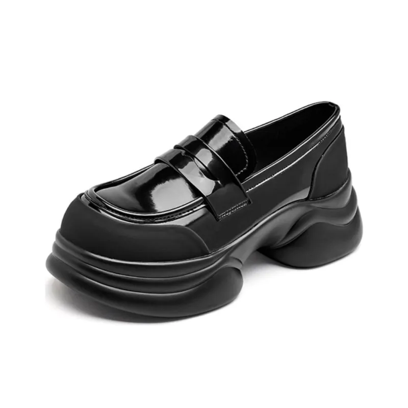 AGSDON Loafers Women's Black/Beige-2