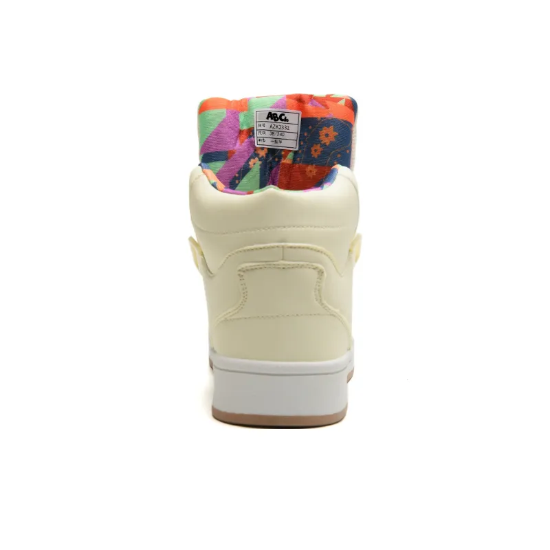 ABCIO Coverage Slip Resistant Water Resistant High Top Skateboard Shoes Unisex-13