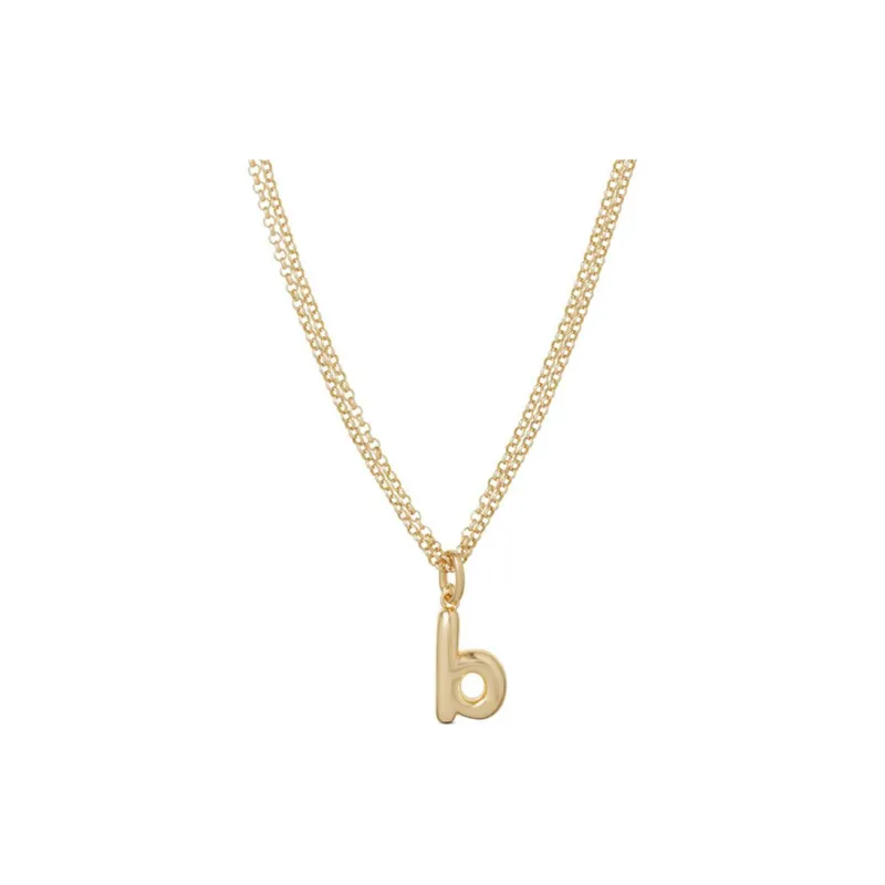 Roxanne Assoulin The Puffy Initial Necklace-0