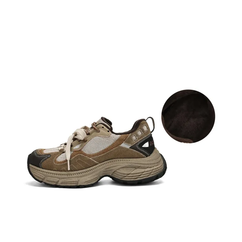 BOERDIQI Warm And Lightweight Low-Top Chunky Sneakers Women's-1