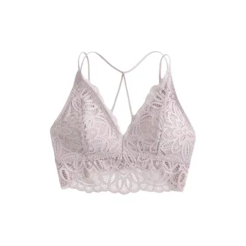 Hollister Bra Women's Gray Pink