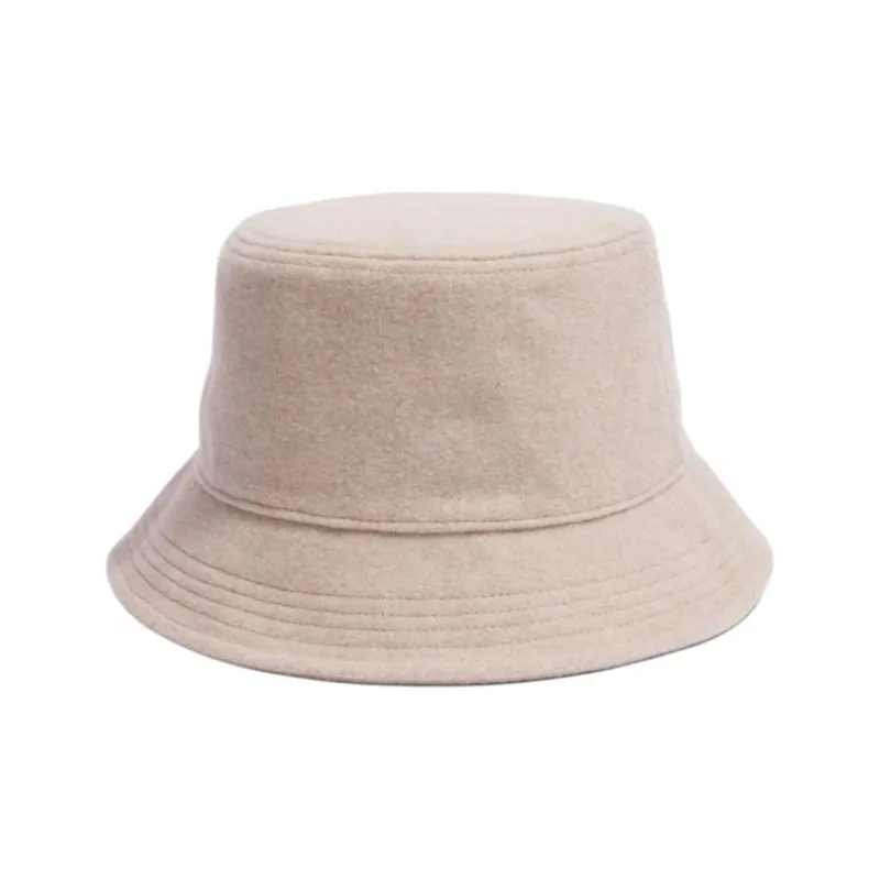 Other Stories Wool Polyester Viscose Bucket Hats Women's Beige-1