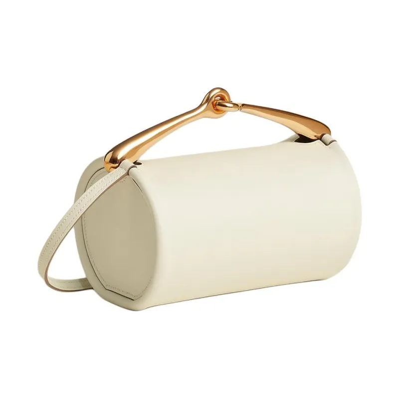 HERMES Maximors Swift Calfskin Portable Crossbody Bag Shoulder Bag Women's I2 Nata Cream White-1