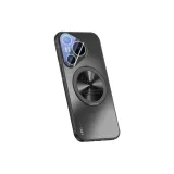 Deer[Cool Black]Rotating Magnetic Stand+Soft Touch Frosted+Fully Enclosed Lens