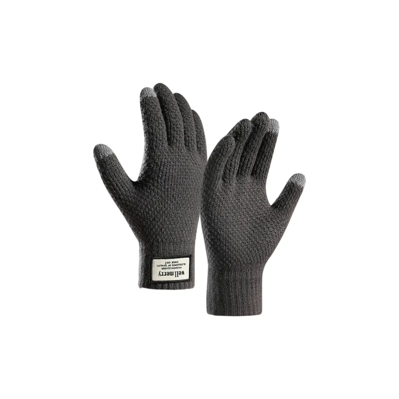 DENSSYNE Acrylic Spandex Knit Gloves Men's-5
