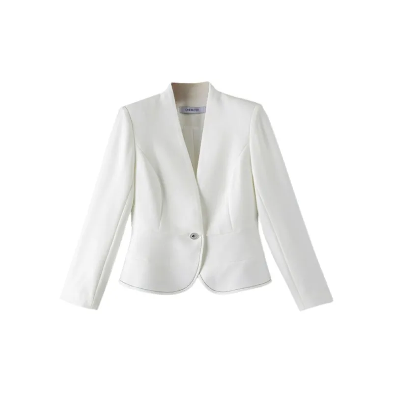 Late White Business Suit Women's-2