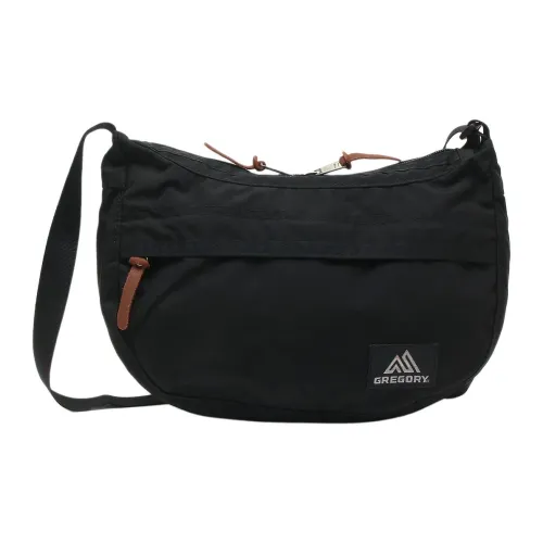 GREGORY Nylon Crossbody Bag, Shoulder Bag Unisex Black