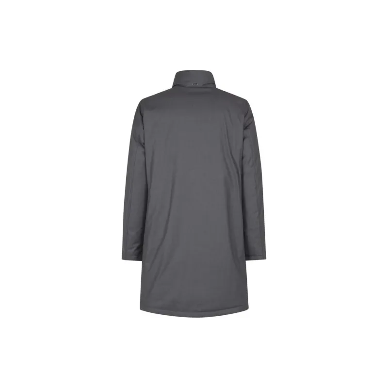 HERNO Buttoned High Neck Coat-1