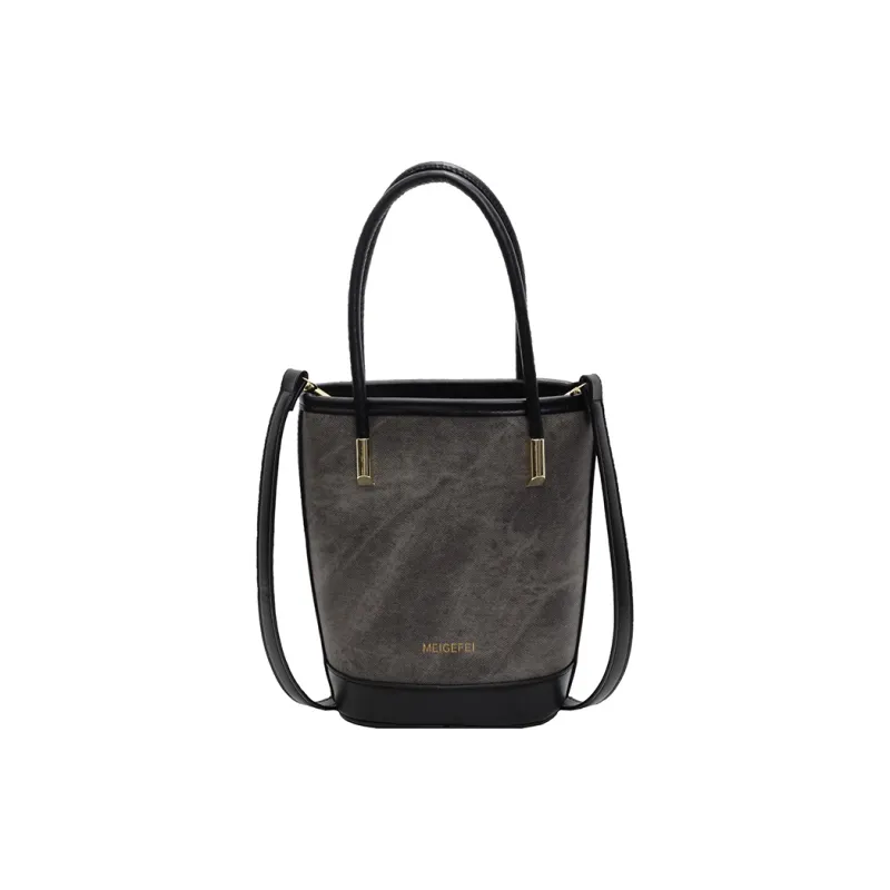 Morellybear PU One Shoulder Handbags Women's Black Brown/beige/blue-0