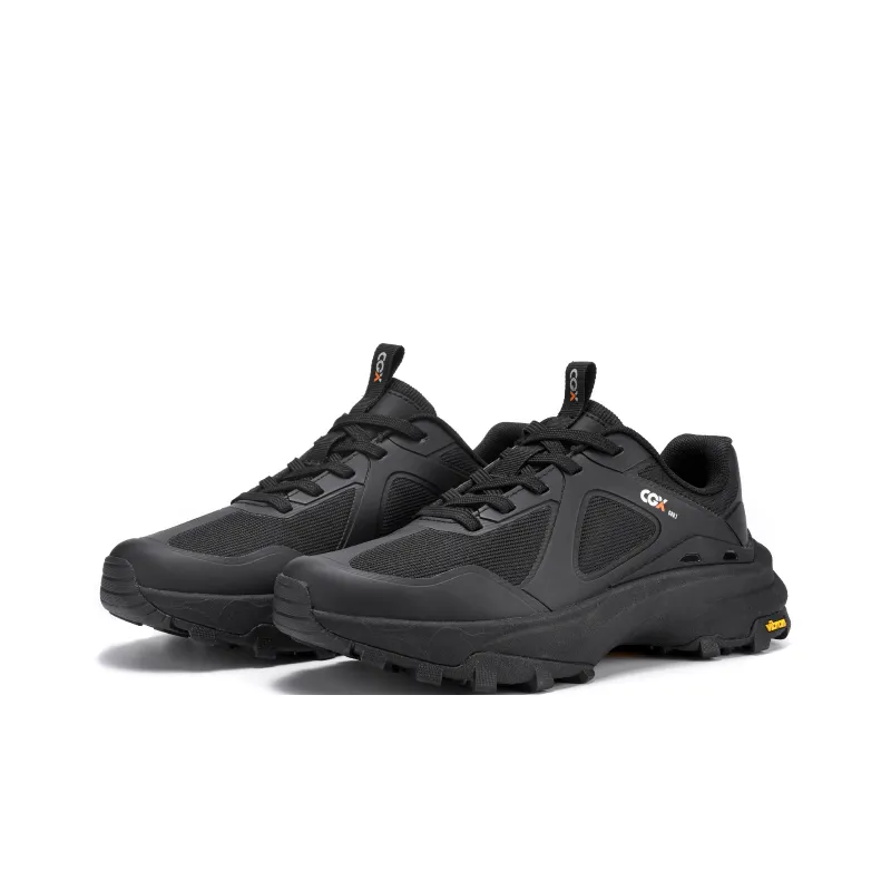 CGX G800 Shock Absorbers With Slip Resistant And Abrasion Resistant Properties Low Top Hiking Shoes Men's Black-2
