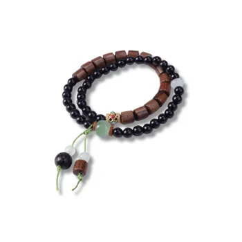 TIANTAISHAN Ebony Wooden Bracelets Unisex
