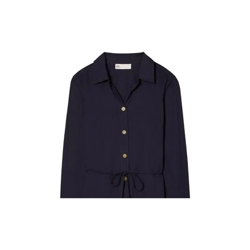 TORY BURCH FW23 Shirt Women's Marine Blue-2
