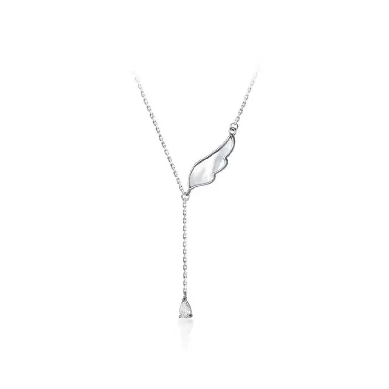 JESCAKOO 925 Sterling Silver Necklaces Women's Rose Gold-5