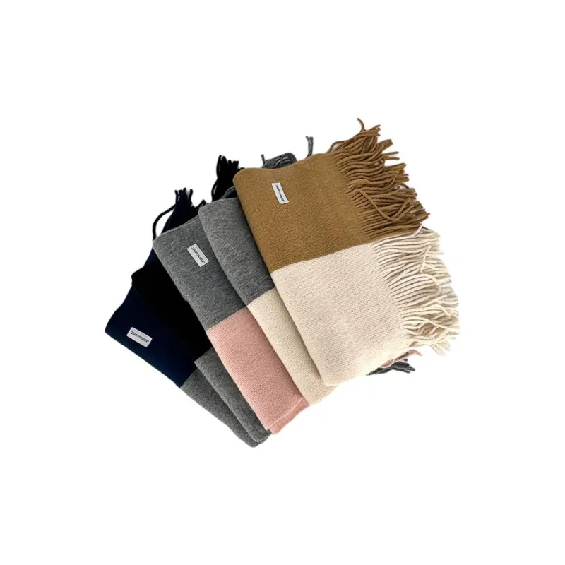 JEANSWEST Knit Scarves Unisex-1