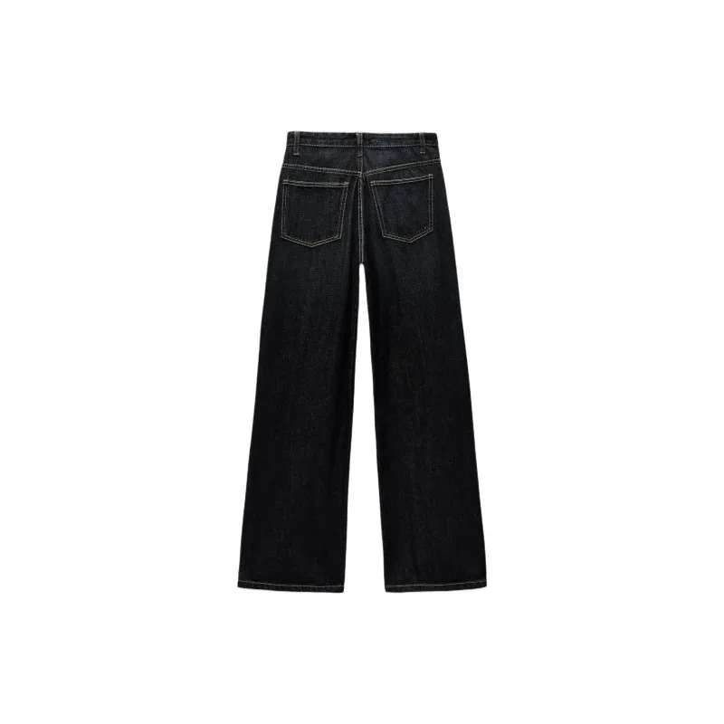 ZARA Trf Jeans Women's Dark Blue-1